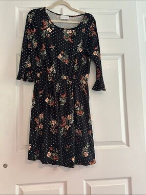 Cozy French Grey Dress